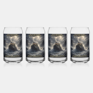 Verre Canette Notre refuge et force
