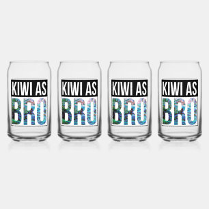 VERRE CANETTE NOUVELLE-ZÉLANDE KIWI SOUS LE BBQ BRO