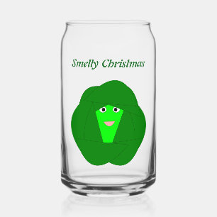 Verre Canette Odeur Noël Bruxelles Sprout Funny Custom