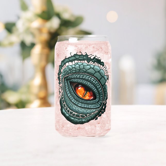 Verre Canette Œil de prédateur reptile primal (Insitu (Mariage))