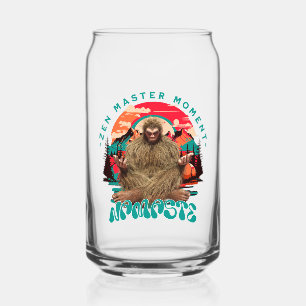 Verre Canette Œuvre d'art rétro Bigfoot Moment de Maître Zen