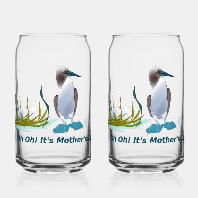 Verre Canette Oh C'est la Fête des Mères (Recto)