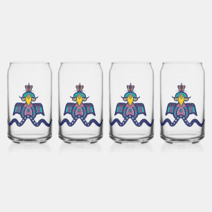 Verre Canette Oiseau et Souris