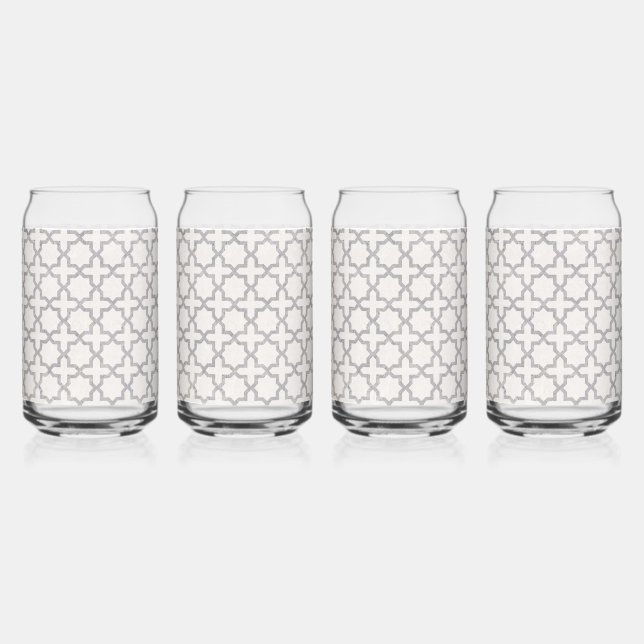 Verre Canette Ornement arabesque élégant (Recto)