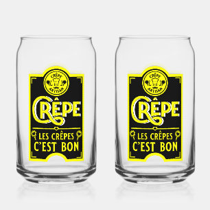 Verre Canette Pancakes français