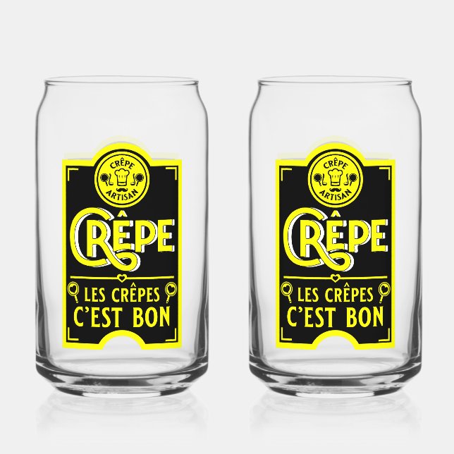Verre Canette Pancakes français (Recto)