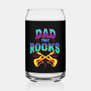 Verre Canette PAPA QUE DES ROCHERS ! Guitares