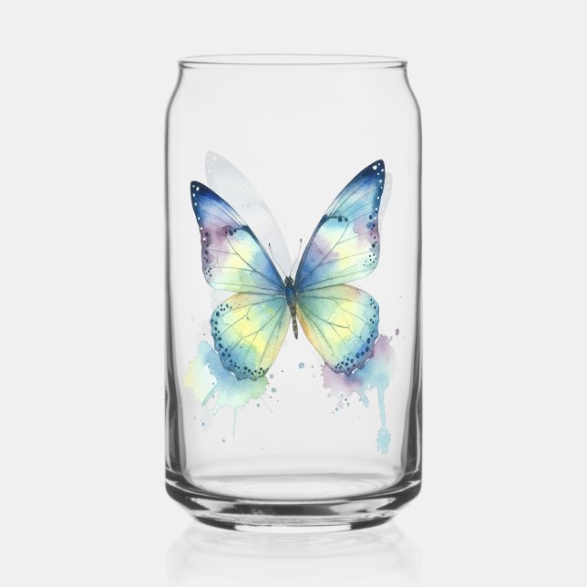 Verre Canette Papillon (Recto)