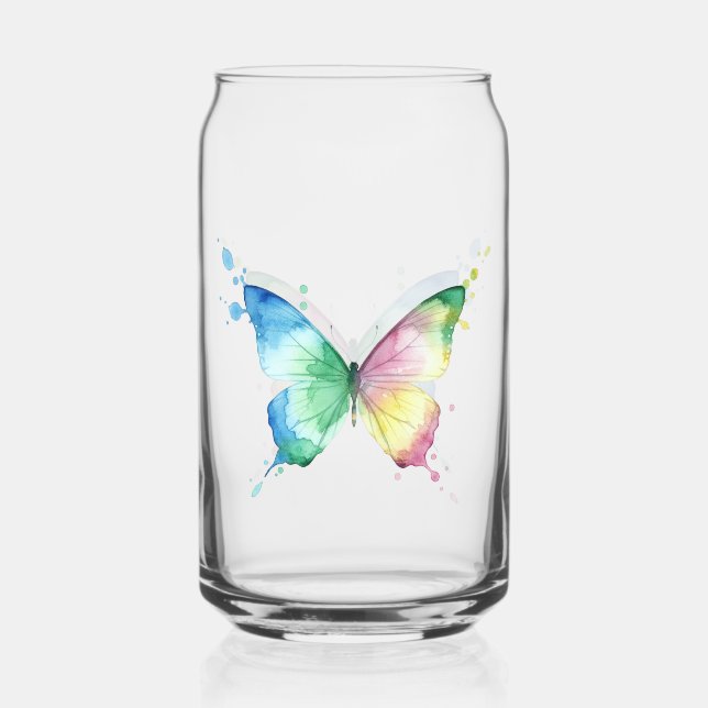 Verre Canette Papillon (Recto)