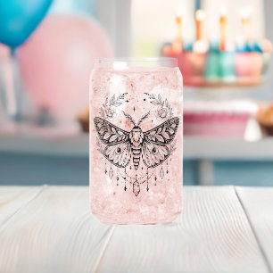 Verre Canette Papillon gothique mystique Art botanique céleste e