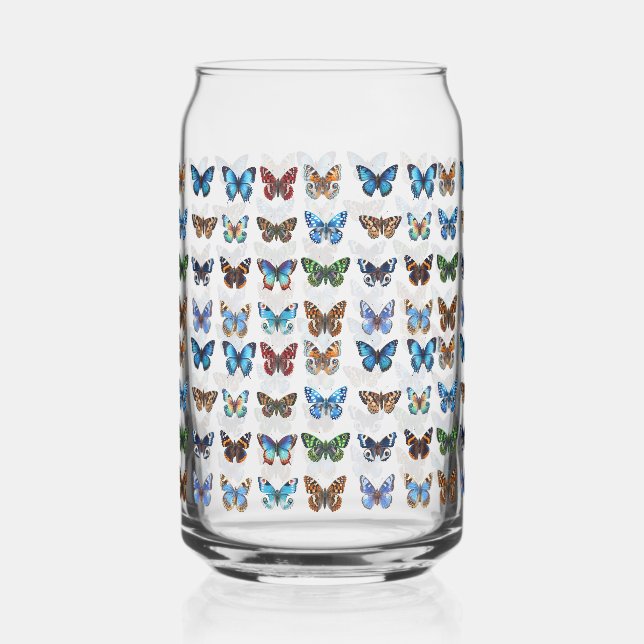 Verre Canette Papillons (Recto)