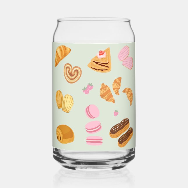 Verre Canette Pâtisseries à Paris (Recto)