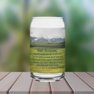 Verre Canette Paysage de Green Valley en Irlande