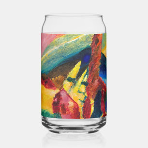Verre Canette Paysage de Kandinsky avec deux peupliers