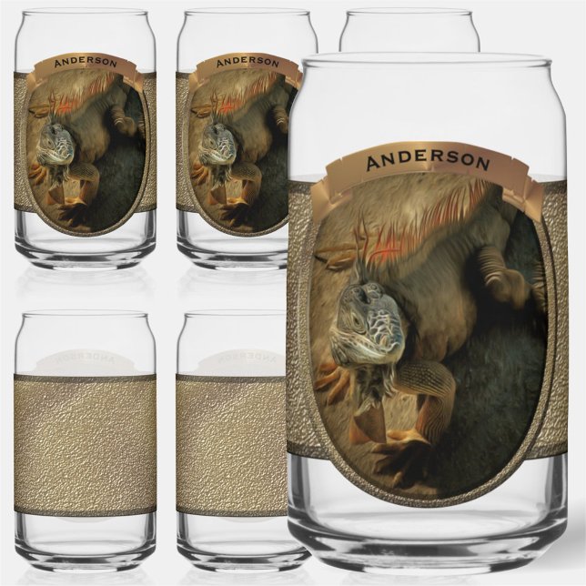 Verre Canette Pedro l'Iguana 0768 (Créateur téléchargé)