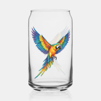 Verre Canette Perroquet