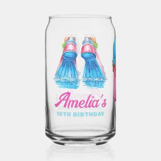 Verre Canette Personalized Waterpark Birthday