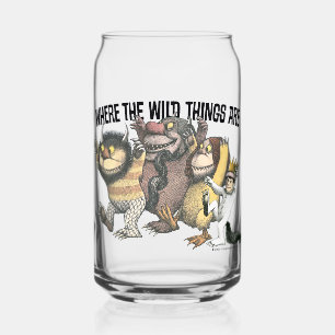 Verre Canette Personnages et logo de Où sont les bêtes sauvages