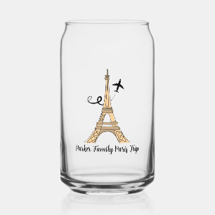 Verre Canette Personnalisable Paris Trip Chic Tour Eiffel