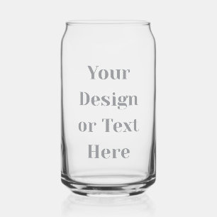 Verre Canette Personnalisable Votre conception ou texte ici Pers