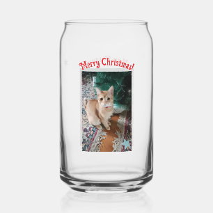 Verre Canette Personnalisation du texte de la photo de Noël pour