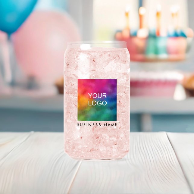 Verre Canette Personnalisé Ajouter un nom de texte Logo d'entrep (Insitu (Baby Shower))