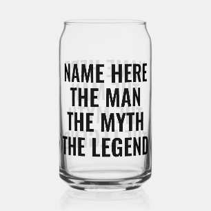 Verre Canette Personnalisé L'Homme La Légende