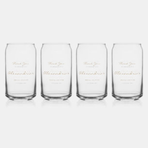 Verre Canette Personnaliser Remerciement pour Enterrement de Vie