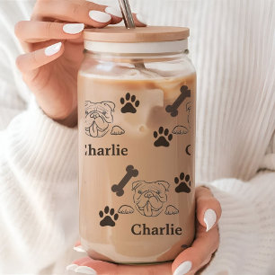 Verre Canette Pet Photo Can Glass Cup Barware personnalisé