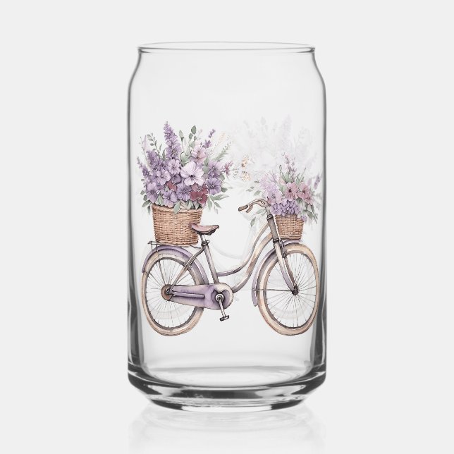 Verre Canette Petit vélo d'évasion - Aventure de voyage minimale (Recto)