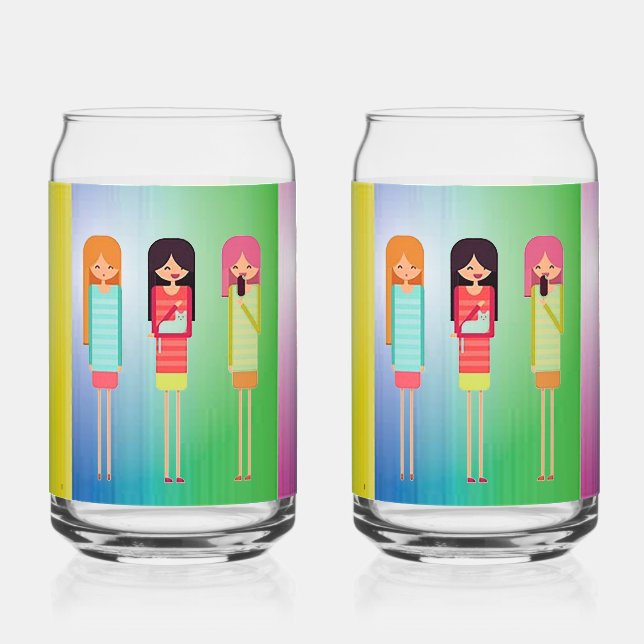 Verre Canette Petite amie (Recto)