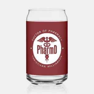 Verre Canette PharmD Docteur en pharmacie Pharmacy Graduation Ph