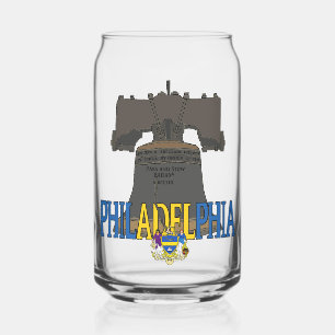 Verre Canette Philadelphie Pennsylvanie Liberty Bell