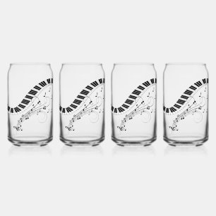 Verre Canette Piano Keyboard Music Design