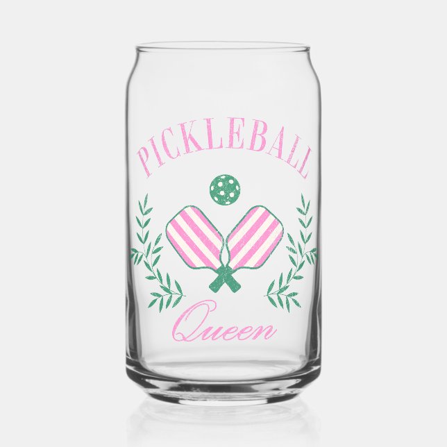Verre Canette Pickleball Queen (Recto)