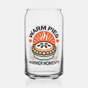 Verre Canette Pies chaudes Moments plus chauds - Conception d'au