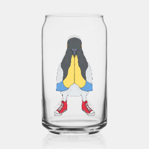 Verre Canette Pigeon avec chaussures