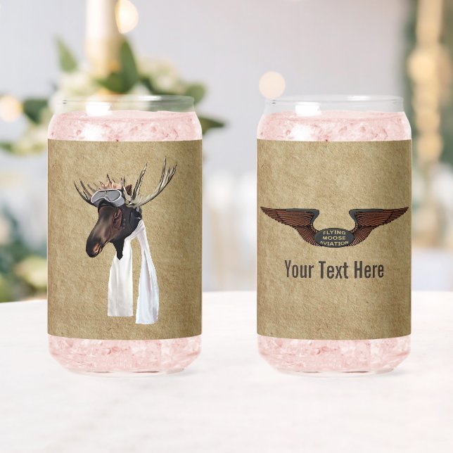 Verre Canette Pilote de vol Moose Bush (Insitu (Mariage))