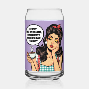 Verre Canette Pinup_ Montée et brillante