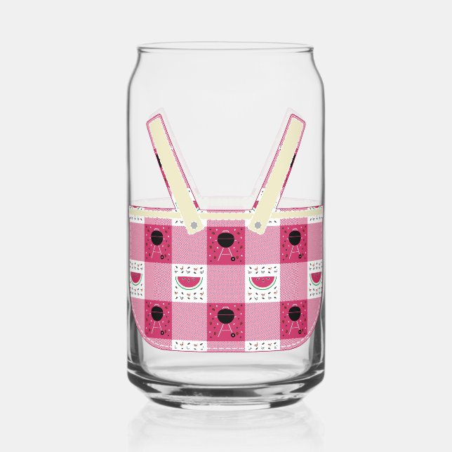 Verre Canette Pique-nique d'été (Recto)