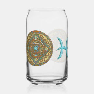Verre Canette Pisces Mandala