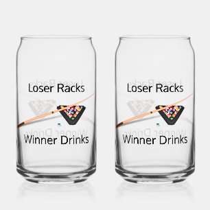 Verre Canette Piscine Loser Racks Winner Boissons