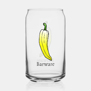 Verre Canette Poivron Jaune Long Doux