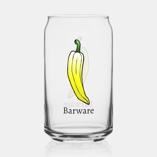 Verre Canette Poivron Jaune Long Doux (Recto)