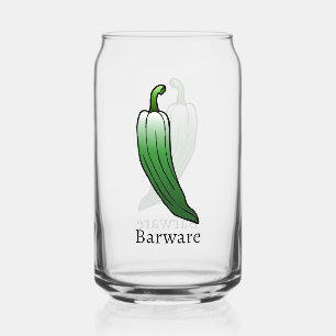 Verre Canette Poivron Vert Long Doux