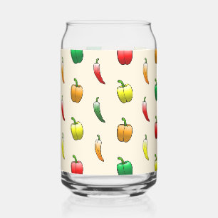 Verre Canette Poivrons et poivrons doux longs