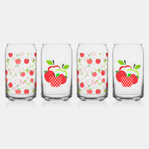Verre Canette Pommes rouges et vertes
