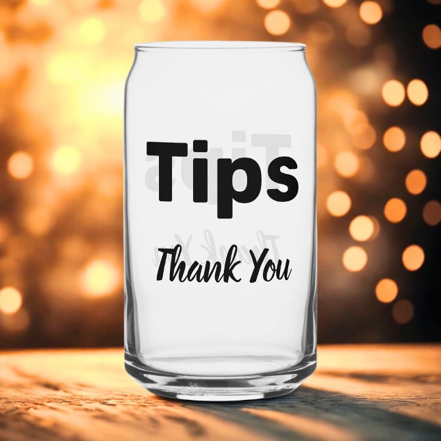Verre Canette Pot de pourboire (Créateur téléchargé)