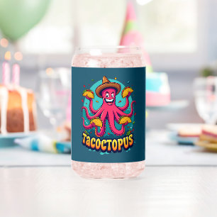 Verre Canette Poulpe drôle de tacos dessin animé nourriture jeu