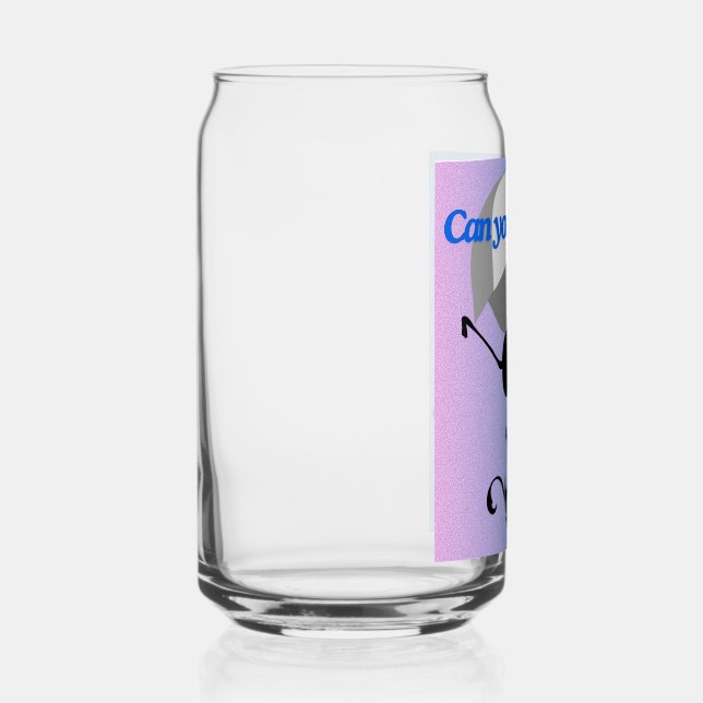 Verre Canette Pouvez-Vous Me Voir ? (Gauche)